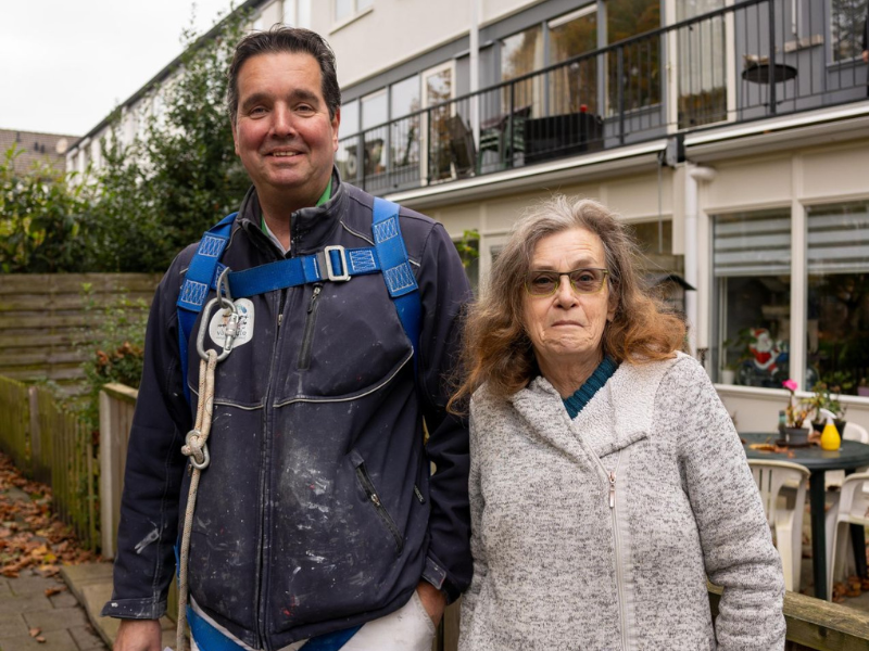 Even buurten met een bewoner.